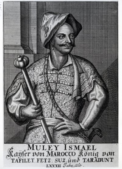 Moulay Ismail Ibn Sharif, 1719 by German School